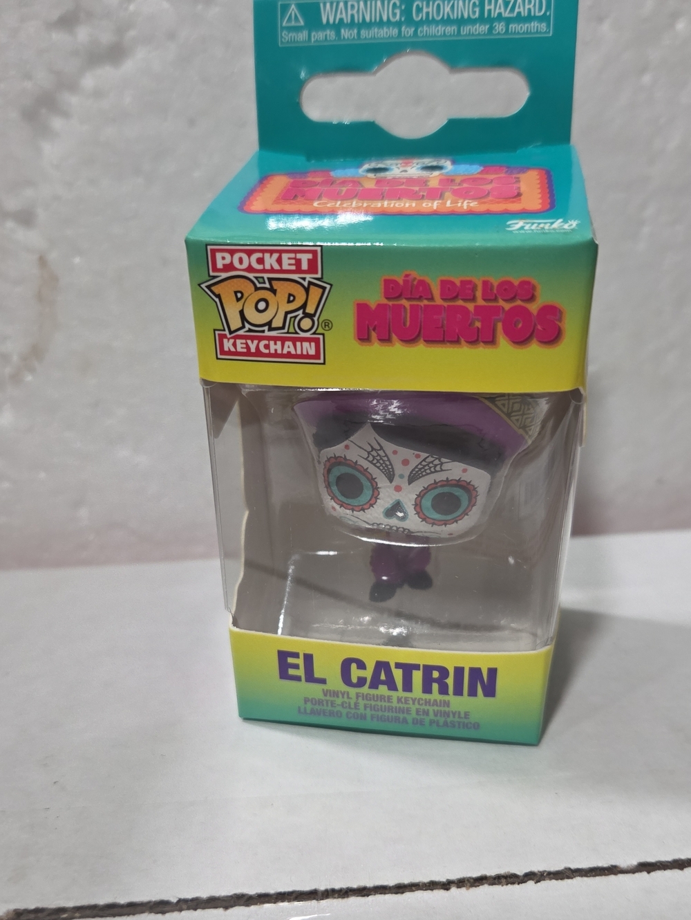 Funko El Catrin Pocket Pop! Keychain - Purple, White, Teal, Black